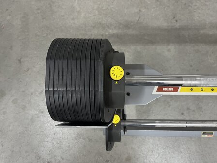 MX80 halter met instelbaar gewicht, curlstang en houder