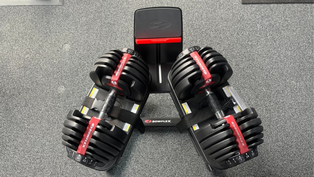 Bowflex SelectTech Halterset 552i | Verstelbare dumbbells incl halterstandaard