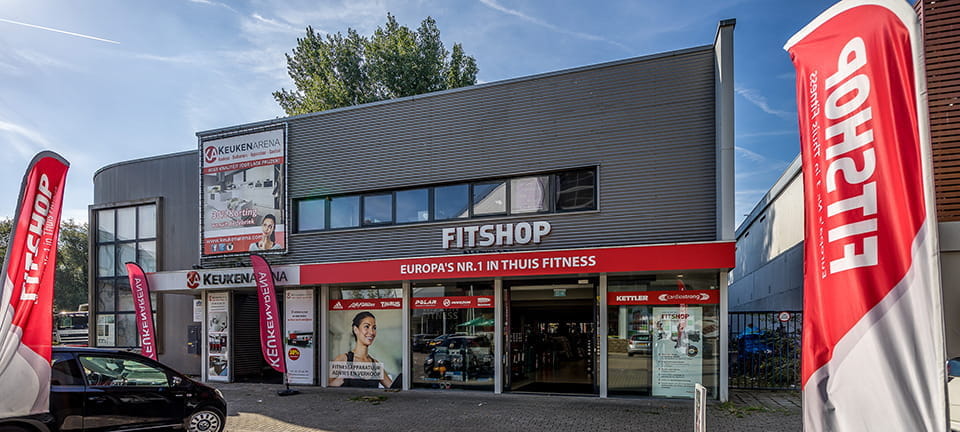 Afbeelding van de Fitness-Dump showroom in Amsterdam