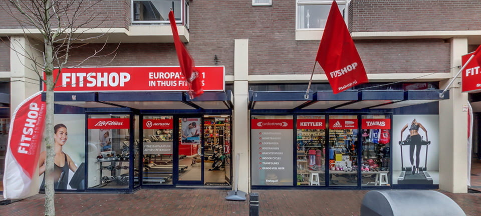 Afbeelding van de Fitness-Dump showroom in Roosendaal